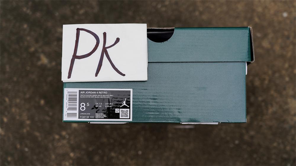 PK GOD Air Jordan 4 Oxidized Green RETAIL MATERIALS READY TO SHIP